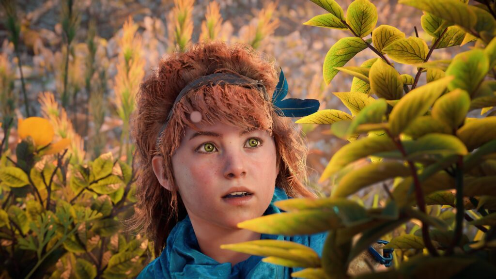 Aloy enfant Horizon Zero Dawn Remastered